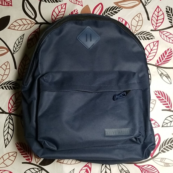 Steve Madden Men's Colorblocked Backpack - Navy - Picture 2 of 4